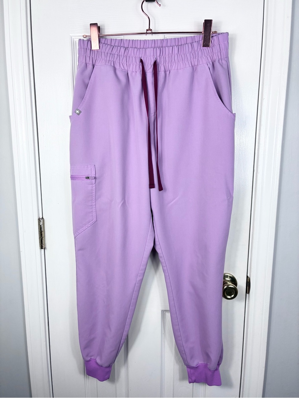 Figs Zamora High Rise Jogger Scrub Pant Large